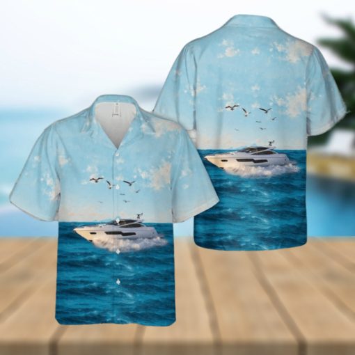 Sunseeker Predator 80 Ship Hawaiian Shirt