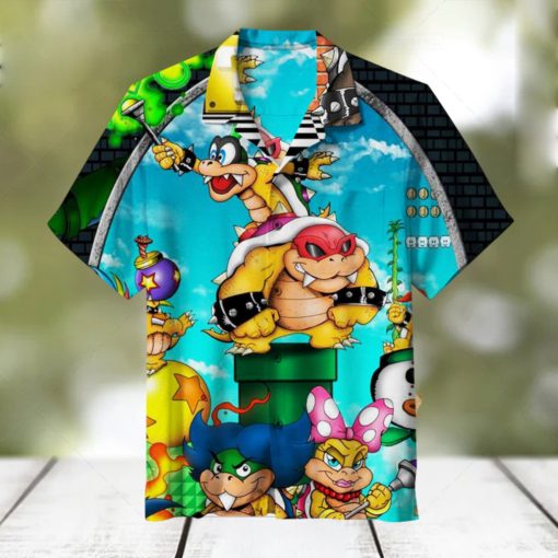 Super Mario Aloha Hawaiian Shirt