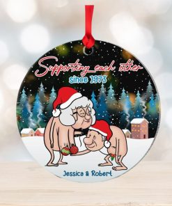 Funny Santa Claus Star Custom Plastic Acrylic Ornaments Xmas Gifts