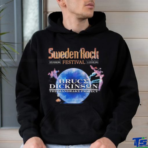 Sweden Rock festival Bruce Dickinson the mandrake project 2024 shirt