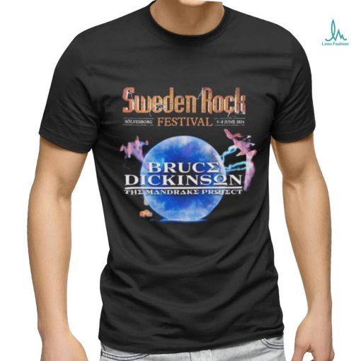 Sweden Rock festival Bruce Dickinson the mandrake project 2024 shirt