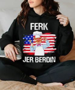 Swedish Chef Ferk Jer Berdin American flag shirt
