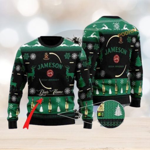 Sweety Jameson Whiskey Christmas 3D Sweater, Funny Xmas Sweater