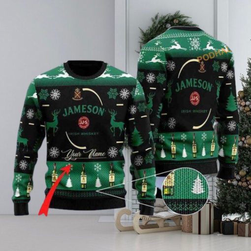 Sweety Jameson Whiskey Christmas 3D Sweater, Funny Xmas Sweater