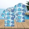 Pomeranian Spitz Glow In Bright 3D Hawaiian Tropical Shirt