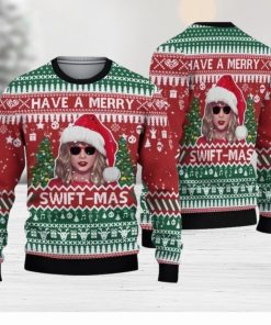 Swifties Ugly Christmas Sweater, Taylor All Over Print Sweater