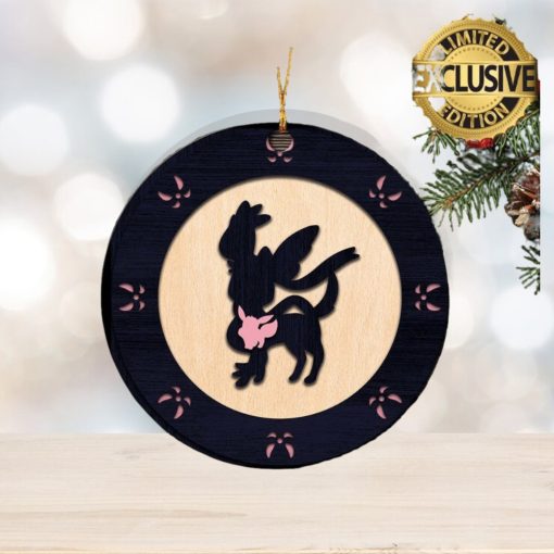 Sylveon Eevee Evolution Pokemon Xmas Custom Name Tree Decorations Ornament