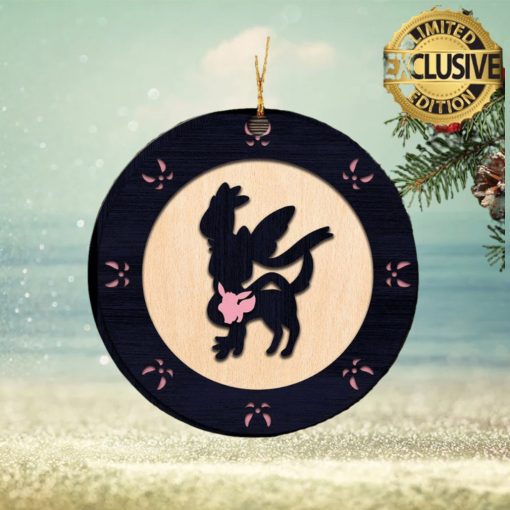 Sylveon Eevee Evolution Pokemon Xmas Custom Name Tree Decorations Ornament