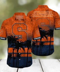 Syracuse Orange Logo Coconut Tropical Hawaiian Shirt Beach Gift For Fans