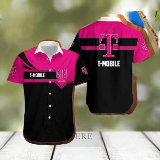 T Mobile All Over Printed 3D Hawaiian Shirt