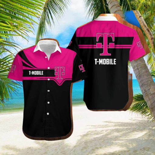 T Mobile All Over Printed 3D Hawaiian Shirt