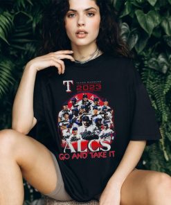 TEXAS RANGERS 2023 ALCS GO AND TAKE IT SIGNATURES SHIRT