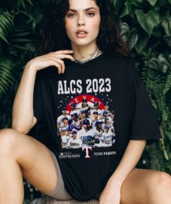TEXAS RANGERS ALCS 2023 POSTSEASON SIGNATURES SHIRT