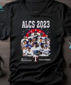 TEXAS RANGERS ALCS 2023 POSTSEASON SIGNATURES SHIRT, hoodie, sweater, long sleeve and tank top TEXAS RANGERS ALCS 2023 POSTSEASON SIGNATURES SHIRT