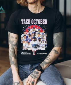 Take October 2023 Postseason Texas Rangers Signatures Shirt