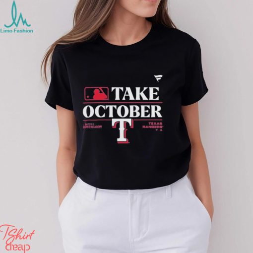 Take October Texas Rangers 2023 Postseason T Shirt