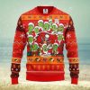 Softball Pattern Falling Snowflakes Sweater Trending For Men And Women Gift Holidays