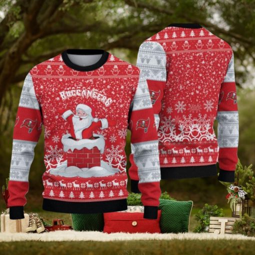 Tampa Bay Buccaneers Christmas Santa Claus Pattern Limited Edition Ugly Sweater