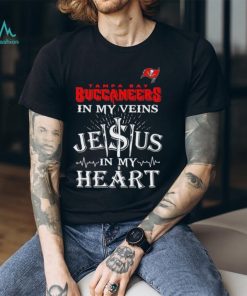 Tampa Bay Buccaneers In My Vien Jesus In My Heart Logo Shirt, hoodie, sweater, long sleeve and tank top Tampa Bay Buccaneers In My Vien Jesus In My Heart Logo Shirt