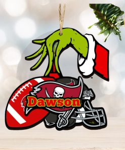 Tampa Bay Buccaneers NFL Grinch Personalized Ornament SP121023126ID03