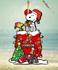 Tampa Bay Buccaneers NFL Snoopy Ornament Personalized Christmas 2023 Holidays