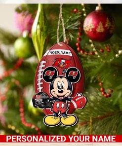 Tampa Bay Buccaneers Personalized Your Name Mickey Mouse And NFL Team Ornament SP161023189ID03