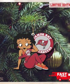 Tampa Bay Buccaneers x Betty Boop Christmas Tree Decorations 2023 Ornament