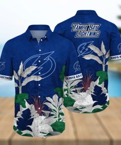 Tampa Bay Lightning NHL Hawaiian Shirt Beer Gardens Aloha Shirt