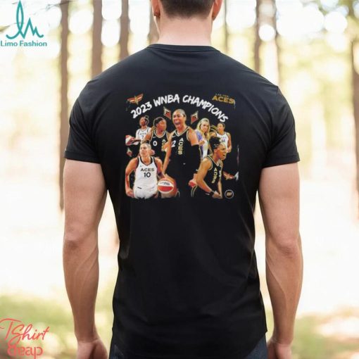 Team 2023 WNBA Champions Las Vegas Aces Back 2 Back TShirt