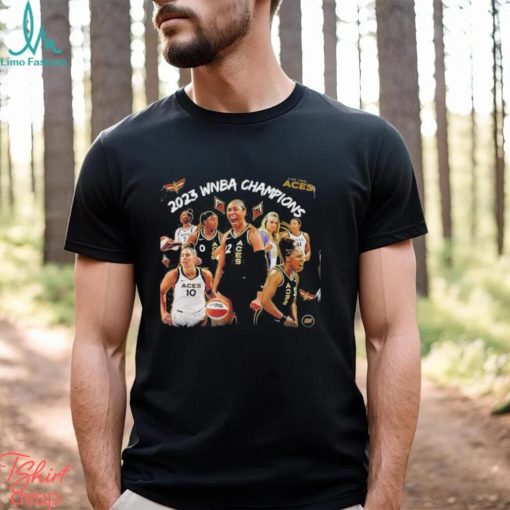 Team 2023 WNBA Champions Las Vegas Aces Back 2 Back TShirt