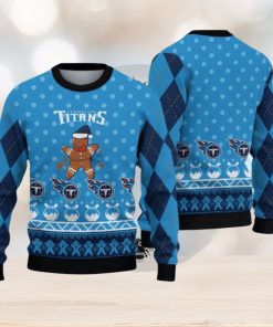 Tennessee Titans Christmas Gingerbread Man Limited Edition Ugly Sweater