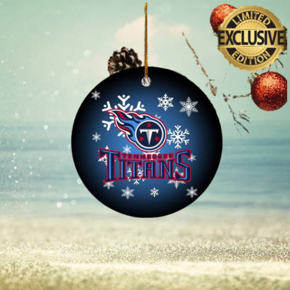 Tennessee Titans NFL Merry Xmas Custom Name Tree Decorations Ornament Tennessee Titans NFL Merry Xmas Custom Name Tree Decorations Ornament