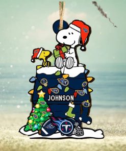 Tennessee Titans NFL Snoopy Ornament Personalized Christmas 2023 Holidays