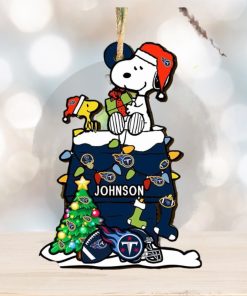 Tennessee Titans NFL Snoopy Ornament Personalized Christmas 2023 Holidays