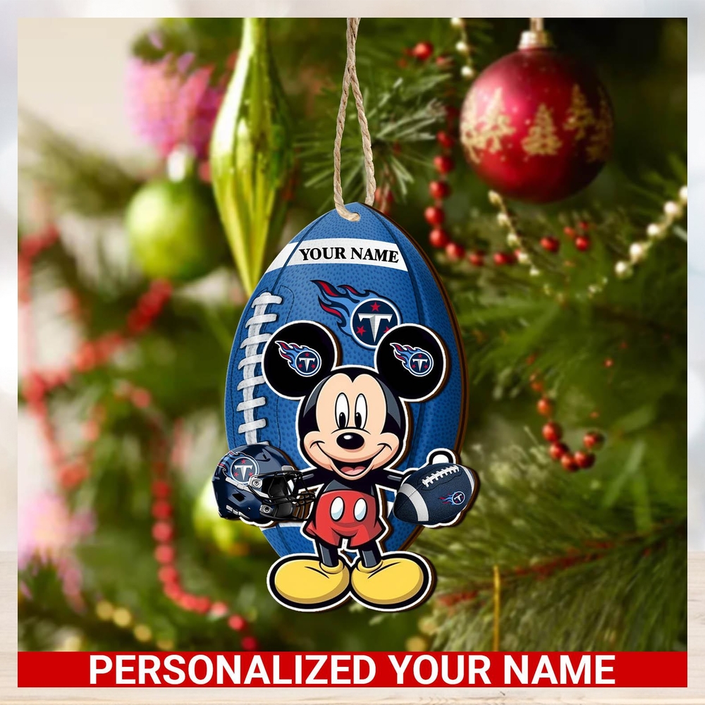 Tennessee Titans Personalized Your Name Mickey Mouse And NFL Team Ornament SP161023190ID03 Tennessee Titans Personalized Your Name Mickey Mouse And NFL Team Ornament SP161023190ID03