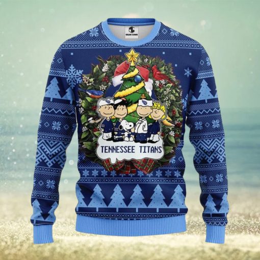 Tennessee Titans Snoopy Dog Christmas Ugly Sweater Christmas Gift Ideas For Fans