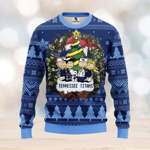 Tennessee Titans Snoopy Dog Christmas Ugly Sweater Christmas Gift Ideas For Fans