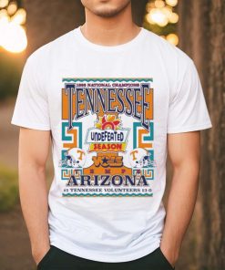 Tennessee Volunteers 1998 National Champions Undefeated Season Tempe Arizona T Shirt
