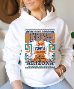 Tennessee Volunteers 1998 National Champions Undefeated Season Tempe Arizona T Shirt