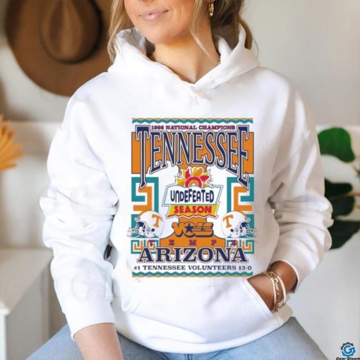 Tennessee Volunteers 1998 National Champions Undefeated Season Tempe Arizona T Shirt