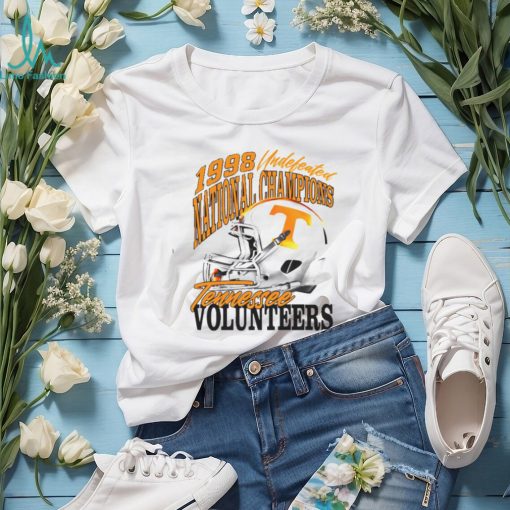 Tennessee Volunteers 1998 Undefeated National Champions Helmet Shirt