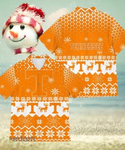 Tennessee Volunteers Best Ugly Christmas 3D Hawaiian Shirt Printed Fans Gift For Family Holidays