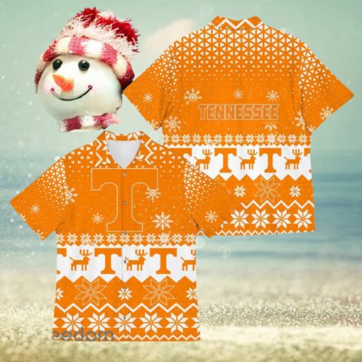 Tennessee Volunteers Best Ugly Christmas 3D Hawaiian Shirt Printed Fans Gift For Family Holidays