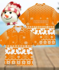 Tennessee Volunteers Best Ugly Christmas 3D Hawaiian Shirt Printed Fans Gift For Family Holidays