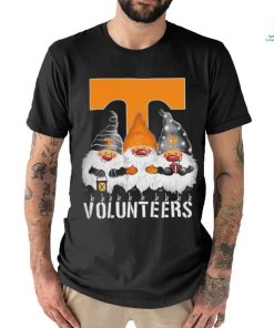 Tennessee Volunteers Gnomies Christmas Funny Black T Shirt Sweatshirt For Fans
