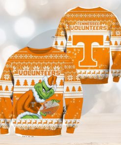 Tennessee Volunteers NCAA Grinch Hug Logo Ugly Christmas Sweater Special Christmas Gift For Fans