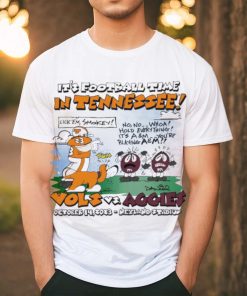 Tennessee Volunteers Vs Texas A&M Aggies It’s Football Time In Tennessee october 14 2023 Neyland Stadium T Shirt