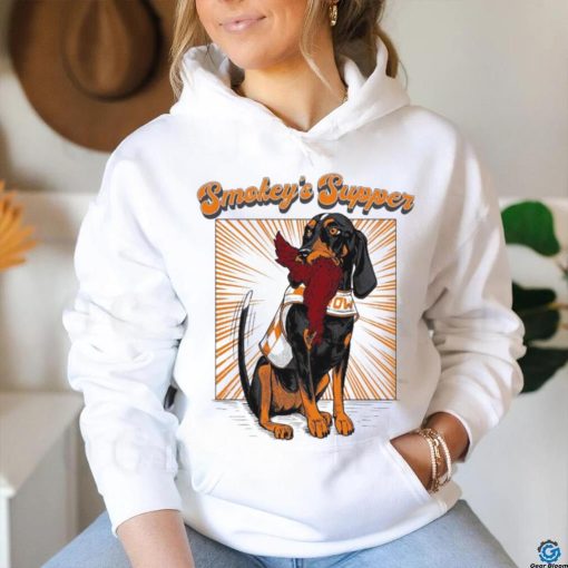 Tennessee Volunteers vs South Carolina Gamecocks mascot Smokey’s Supper shirt