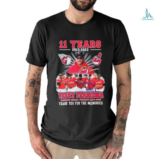 Terry Francona 11 Years Memories T Shirt