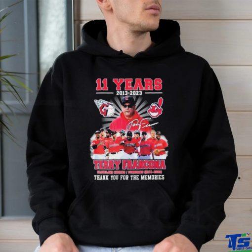 Terry Francona 11 Years Memories T Shirt